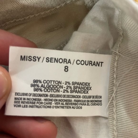 Gloria Vanderbilt Beige Jeans AMANDA Women’s Size 8 - Picture 7 of 9